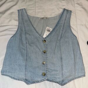 Hollister denim vest